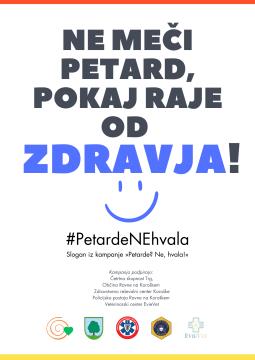 Ne meči petard, pokaj raje od zdravja